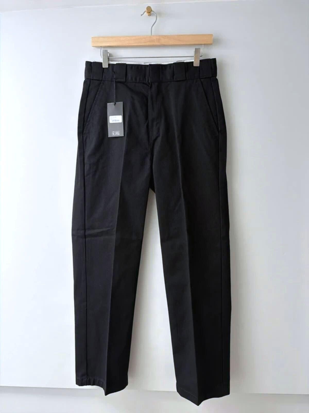Women’s Dickies Elizaville Straight Leg Chino Trouser In Black - W28/L29 - 3377