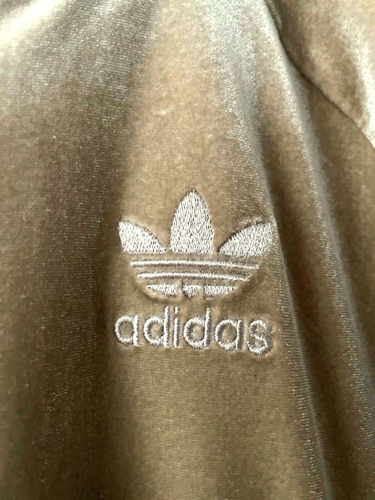 Women’s Adidas Limited Edition Firebird Track Jacket In Velour - UK8 -2522