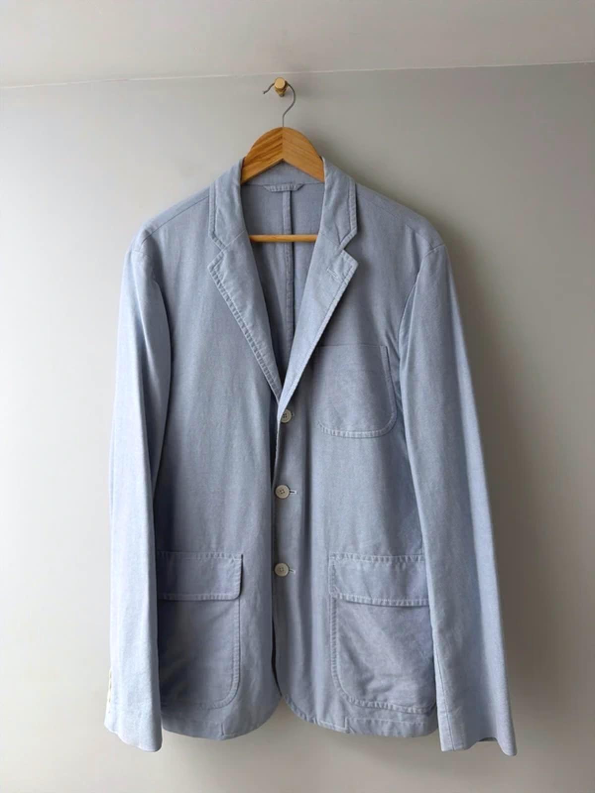 Men’s Ralph Lauren Custom Fit Chambray Blazer In Blue - Medium - 3240
