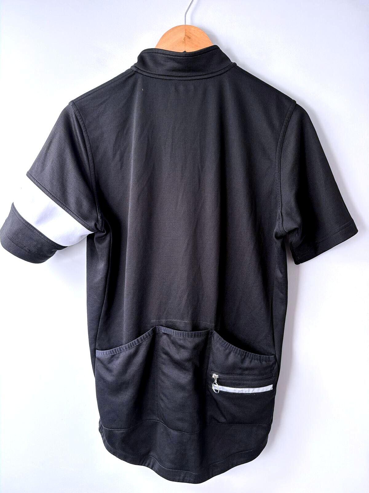 Men's Rapha Short Sleeve Core Cycling Jersey Top In Black - Large - 3528