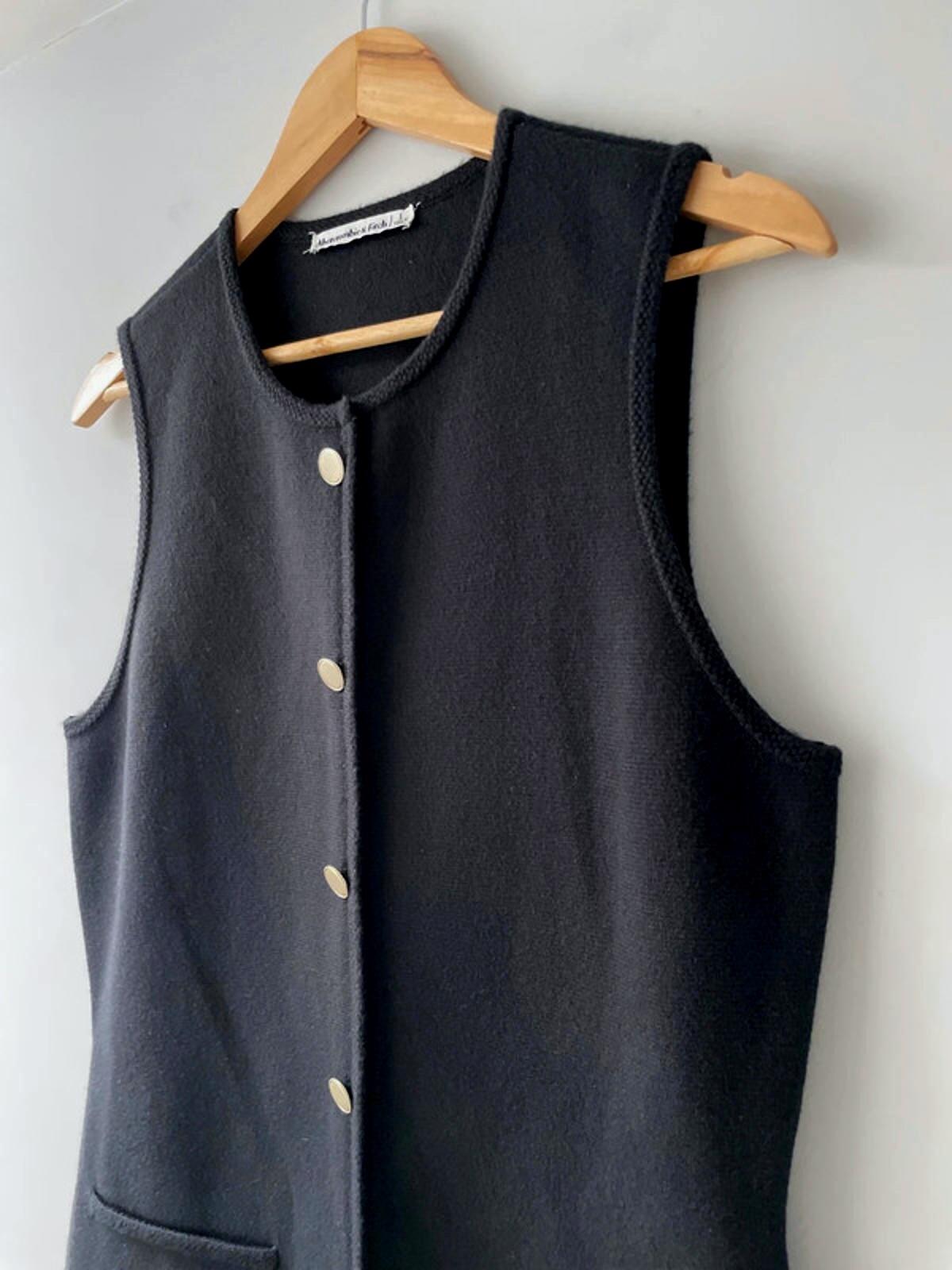 Women’s Abercrombie & Fitch Mara Mini Sweater Knit Dress In Navy - Large - 2429