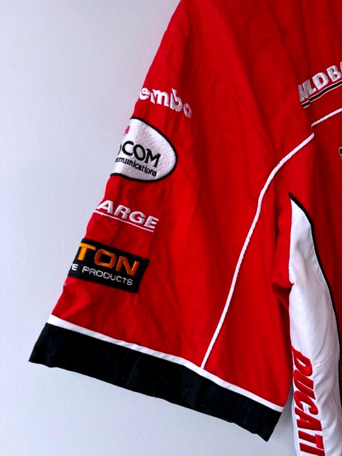 Mens Ducati 1098 2000’s rare vintage racing team shirt In red - large - 3456