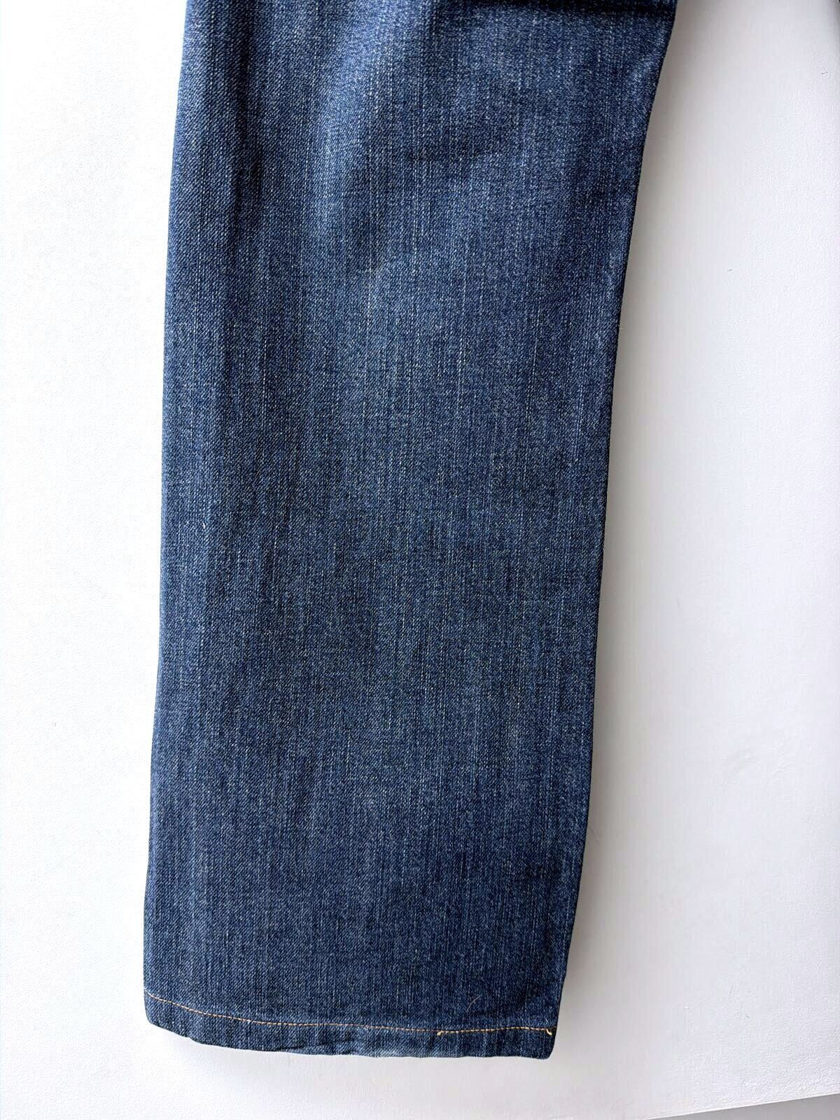 Men's Levi's Vintage Rare 90's Straight Leg Jeans In Navy  - W34/L30 - 3556