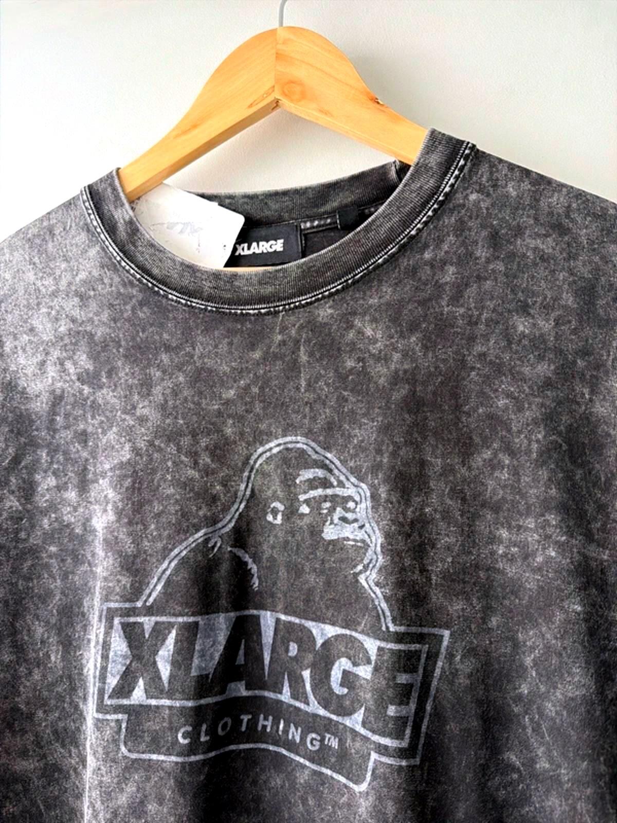 Men’s XLarge Oversized Fit Acid Wash T-shirt In Black - Mediim - 3202