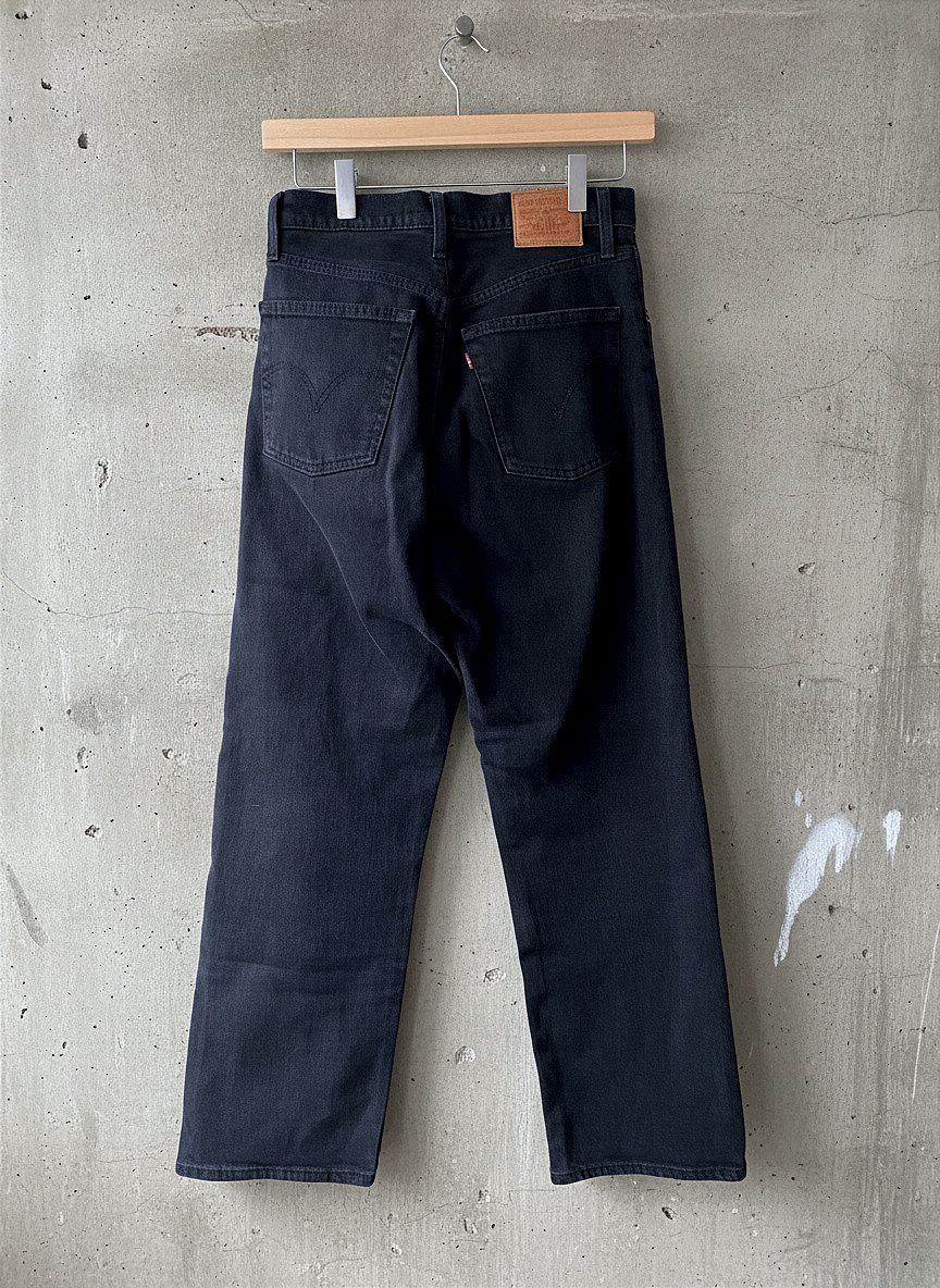 Women’s Levi’s Ribcage High Waisted Straight Fit Jeans In Black - W27/L26 - 1897