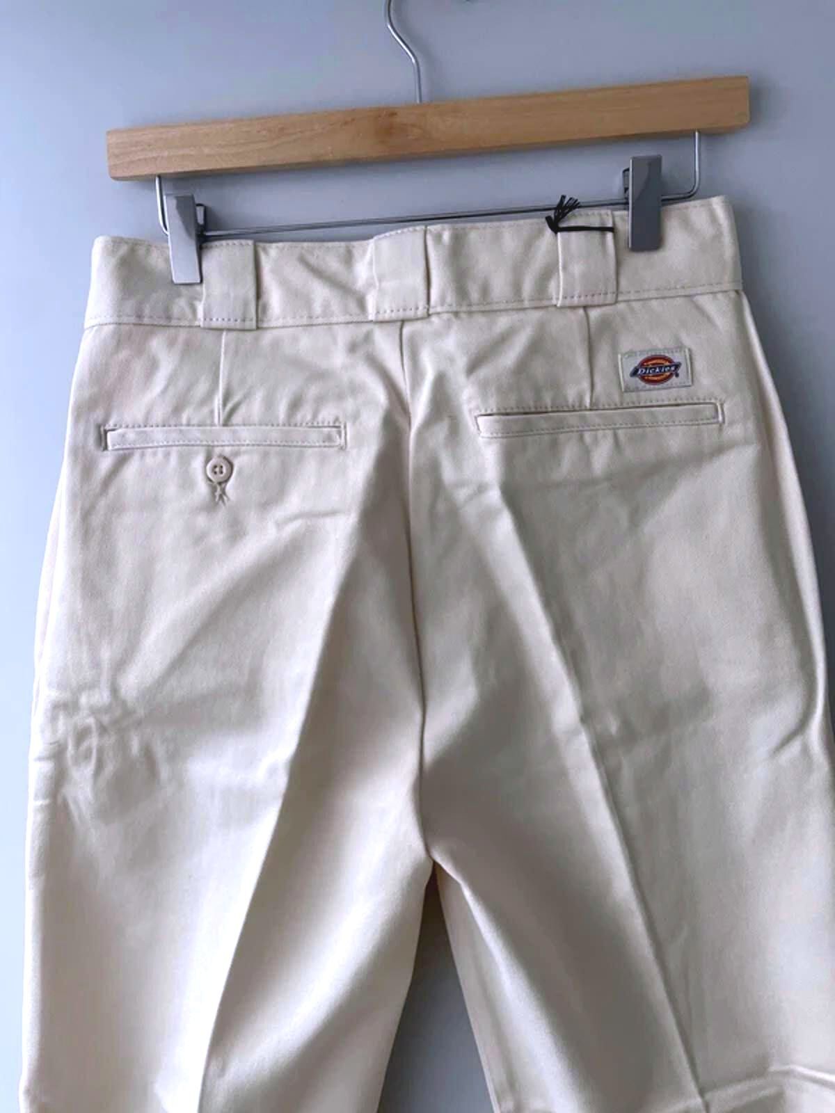 Women’s Dickies Elizaville Straight Leg Trousers In Cream - W28/L29 - 3004