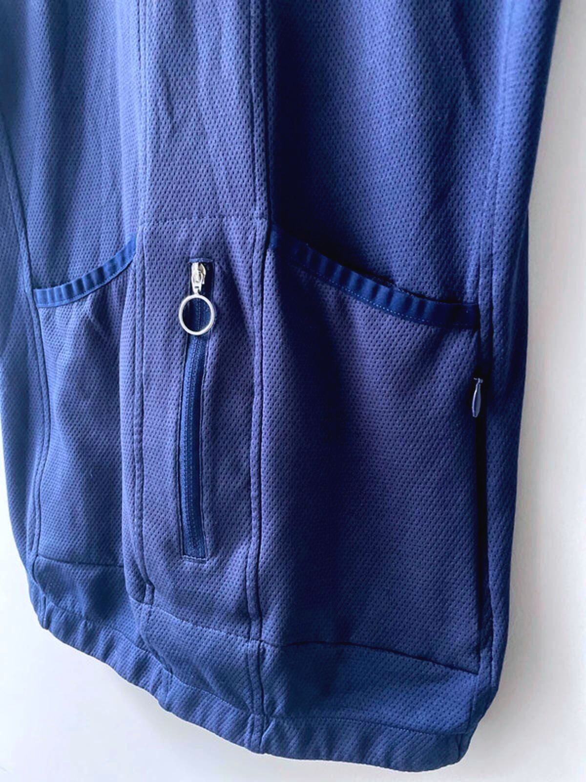 Men’s Rapha Short Sleeve Cycling Jersey Top In Navy - Small - 1908