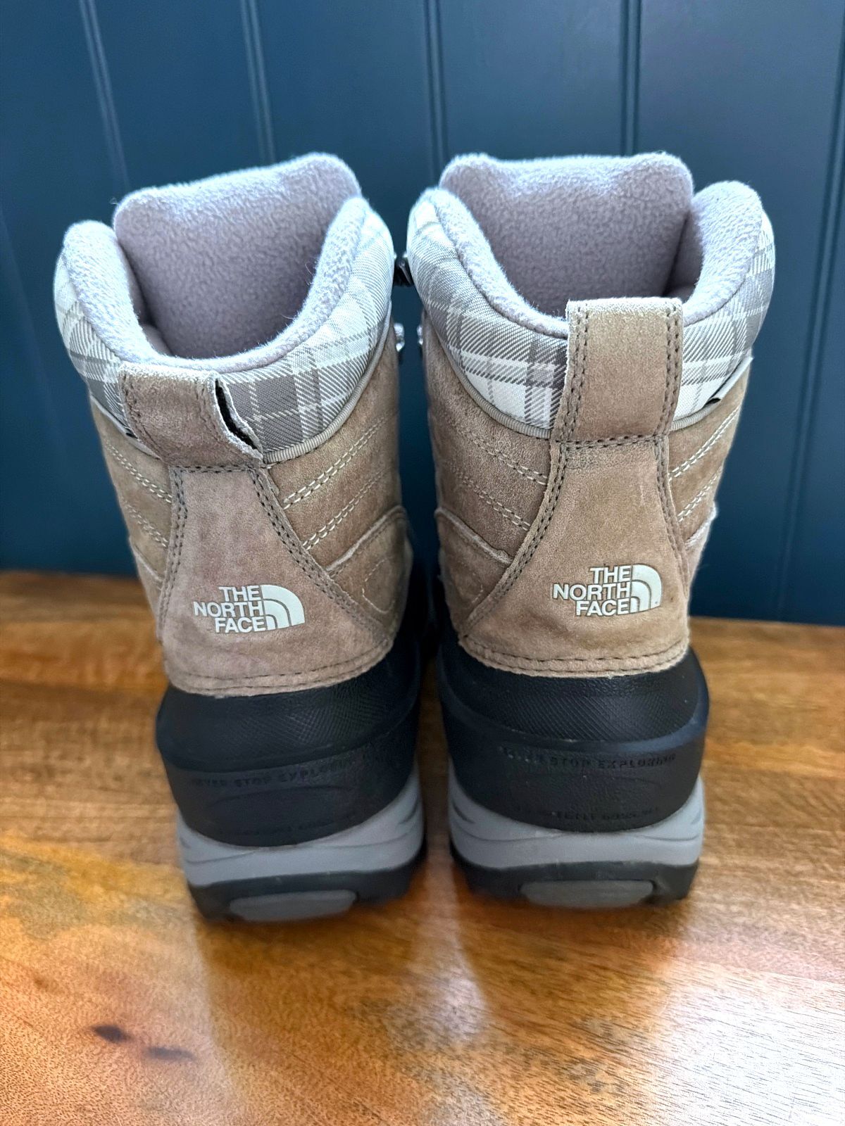 Women’s The North Face Chilkat Waterproof Lace-up Boots In Grey - Uk6 - 3823