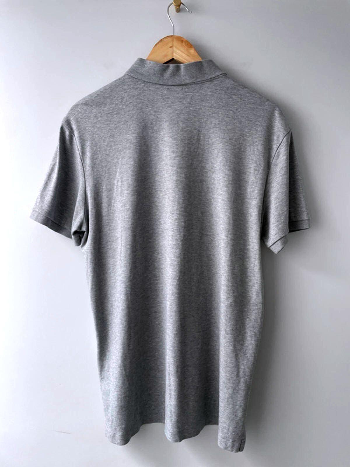 Men’s Ralph Lauren Pima Soft Touch Polo Top In Grey - Large - 1720