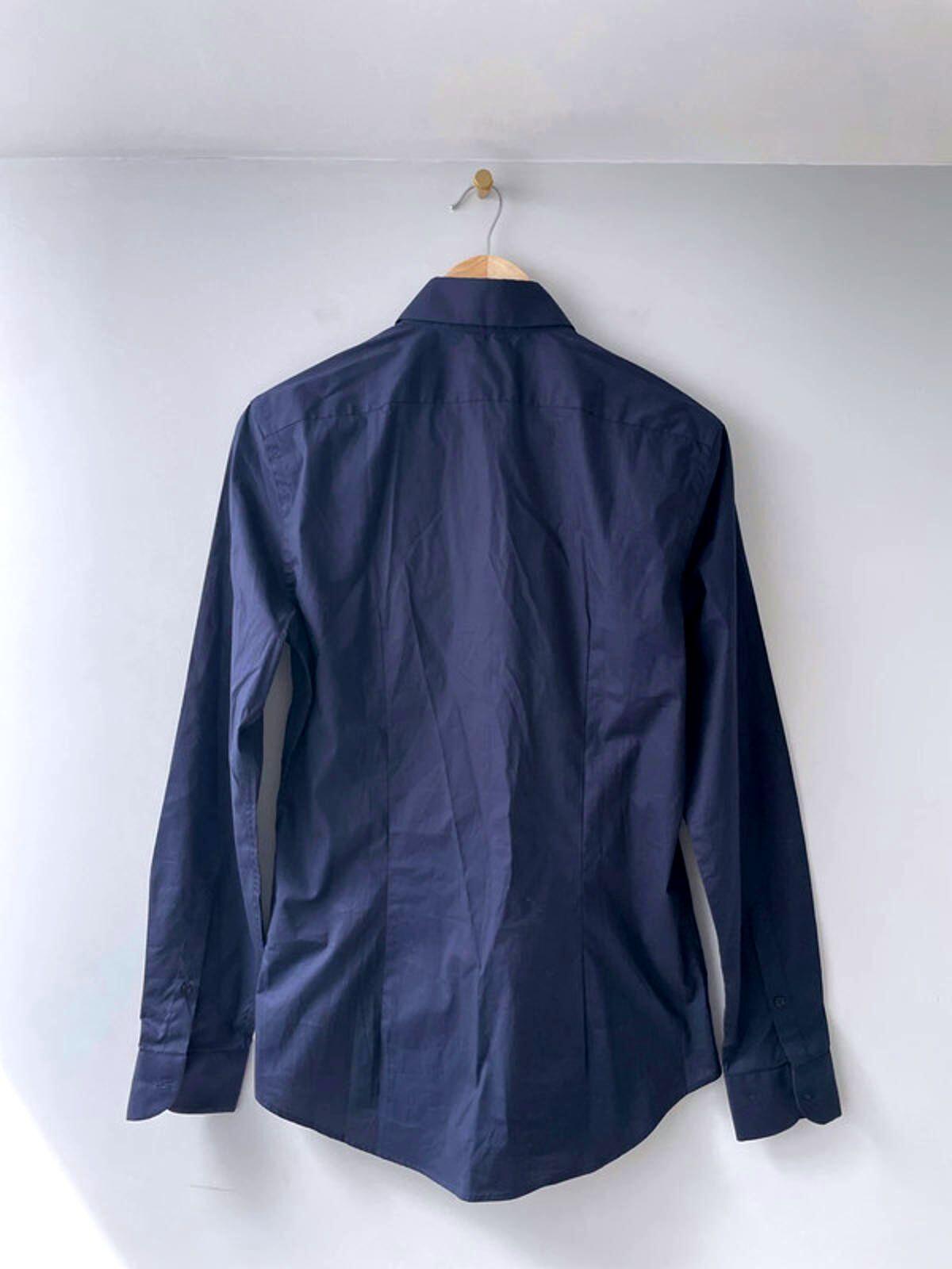 Men’s Reiss Kiana Premium Slim Fit Shirt In Navy - Small - 1811