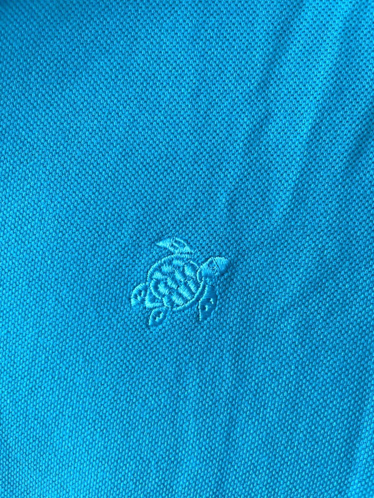 Men’s Vilebrequin Premium Pique Polo Top In Blue - Medium - 1670