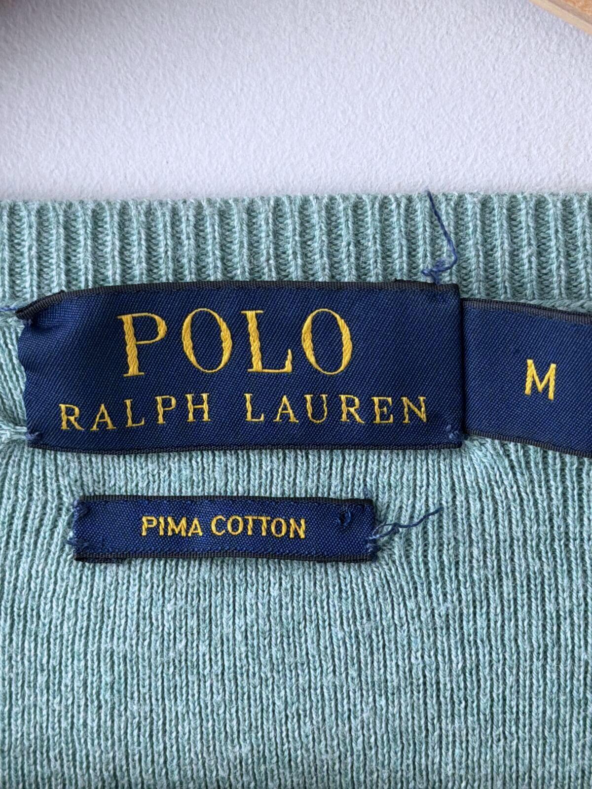 Men’s Ralph Lauren Pima Cotton Crew Neck Jumper Top - medium - 3511