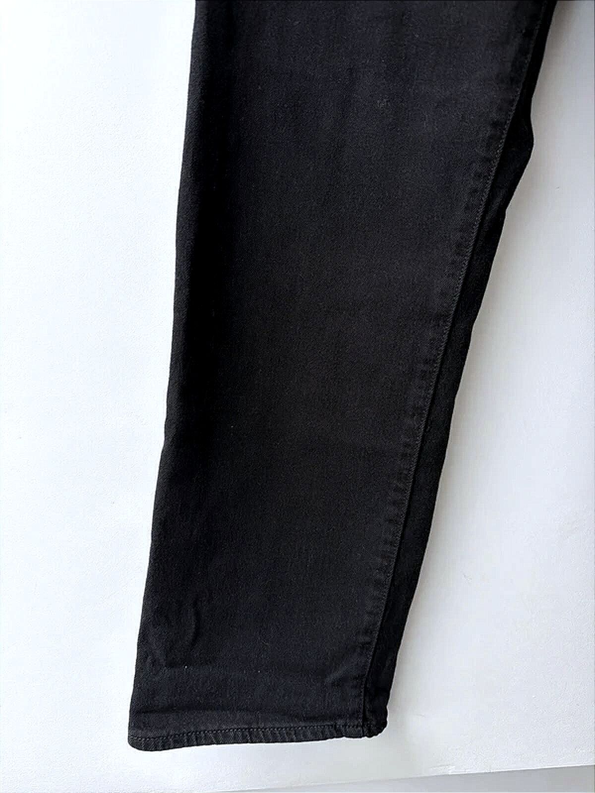 Women’s Levi’s High Waisted Ribcage Straight Fit Jeans In Black - W28/L27 - 3356