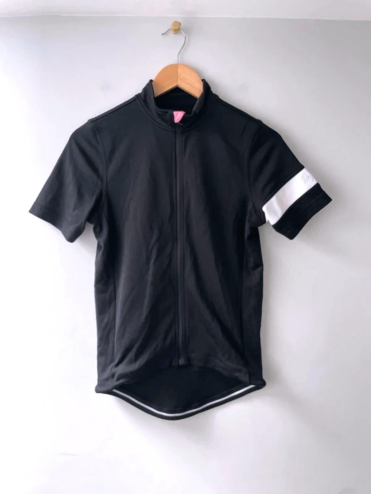 Men's Rapha Short Sleeve Core Cycling Jersey Top In Black - Small - 2999