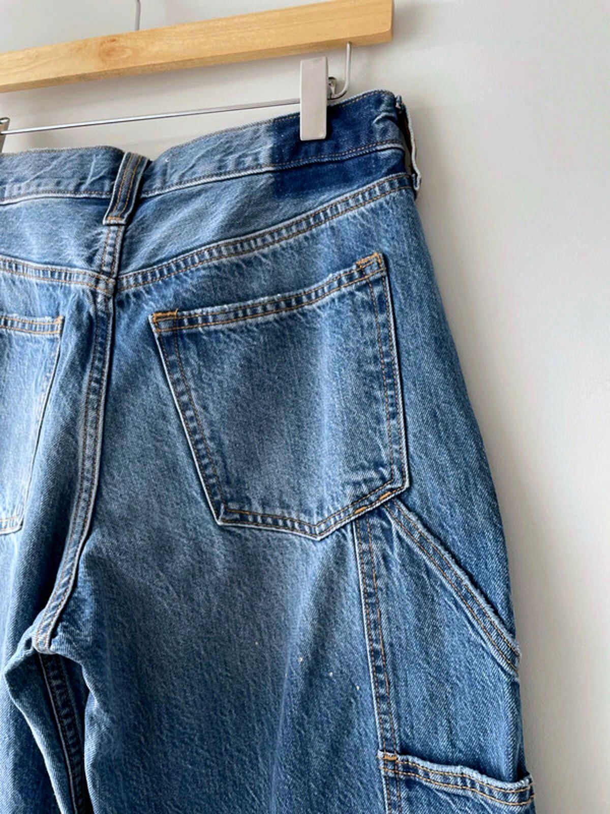 Women’s Abercrombie & Fitch Baggy Fit Cargo Jeans In Navy - W26/L30 - 2251