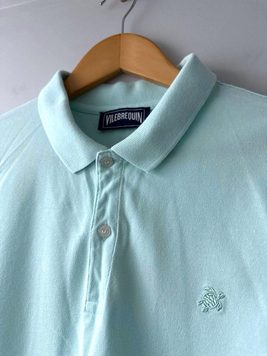 Men’s Vilebrequin Premium Polo Top In Blue - Medium - 1206