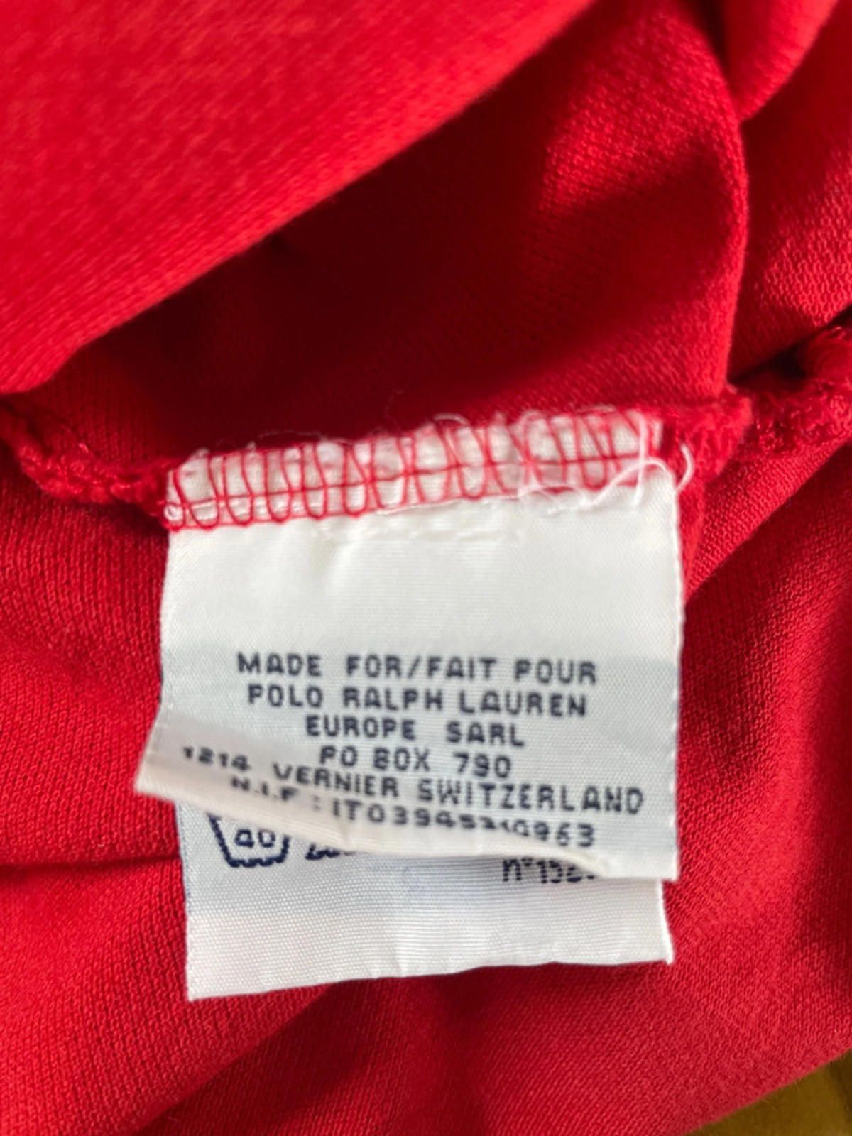 Men’s Ralph Lauren Custom Fit Polo Top In Red - Large - 1760