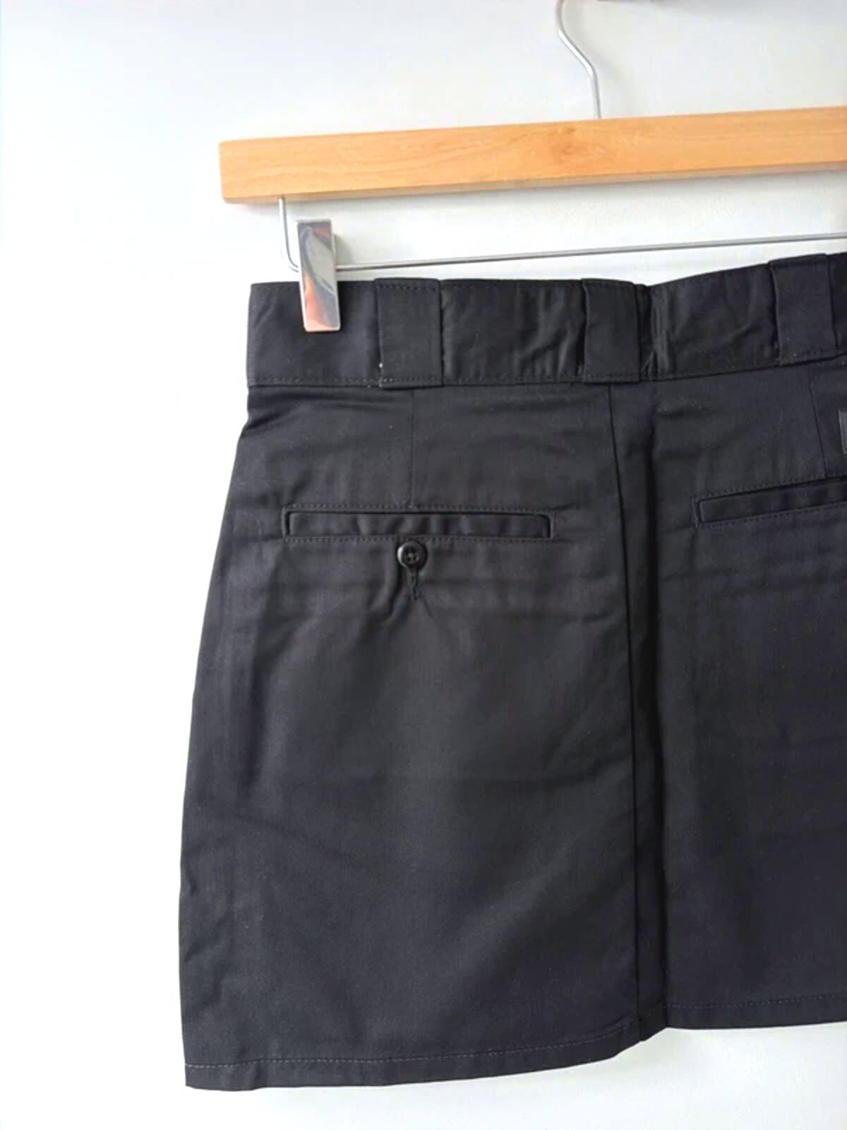 Women’s Dickies Mini Work Skirt With Pockets In Black - W26 - 3438