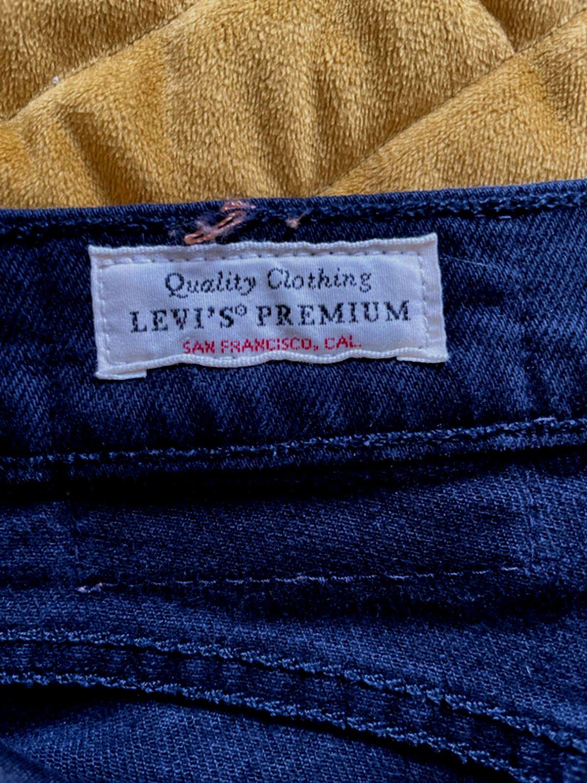 Women’s Levi’s Ribcage Straight High Waisted Fit Black Jeans - W26/L27 -1848