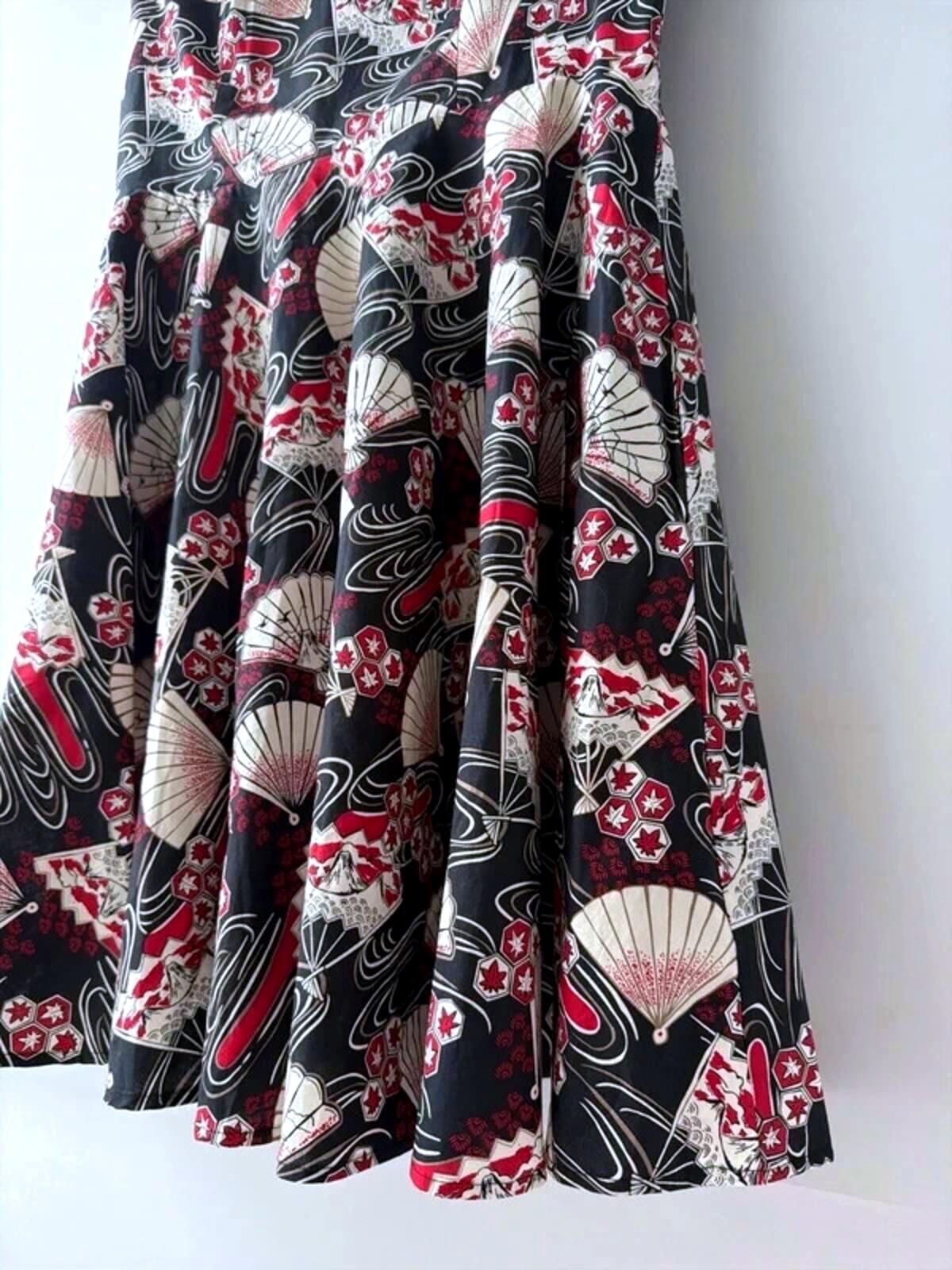 Women’s Hell Bunny Shell Print Retro Style Dress - UK16 - 3379