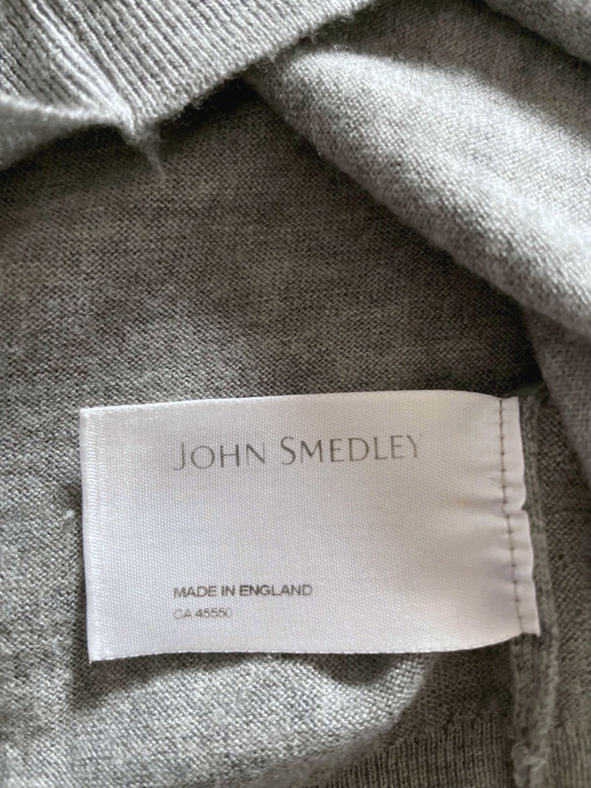 Men’s John Smedley Made In England Wool Roll Neck Jumper In Grey - Medium - 2288