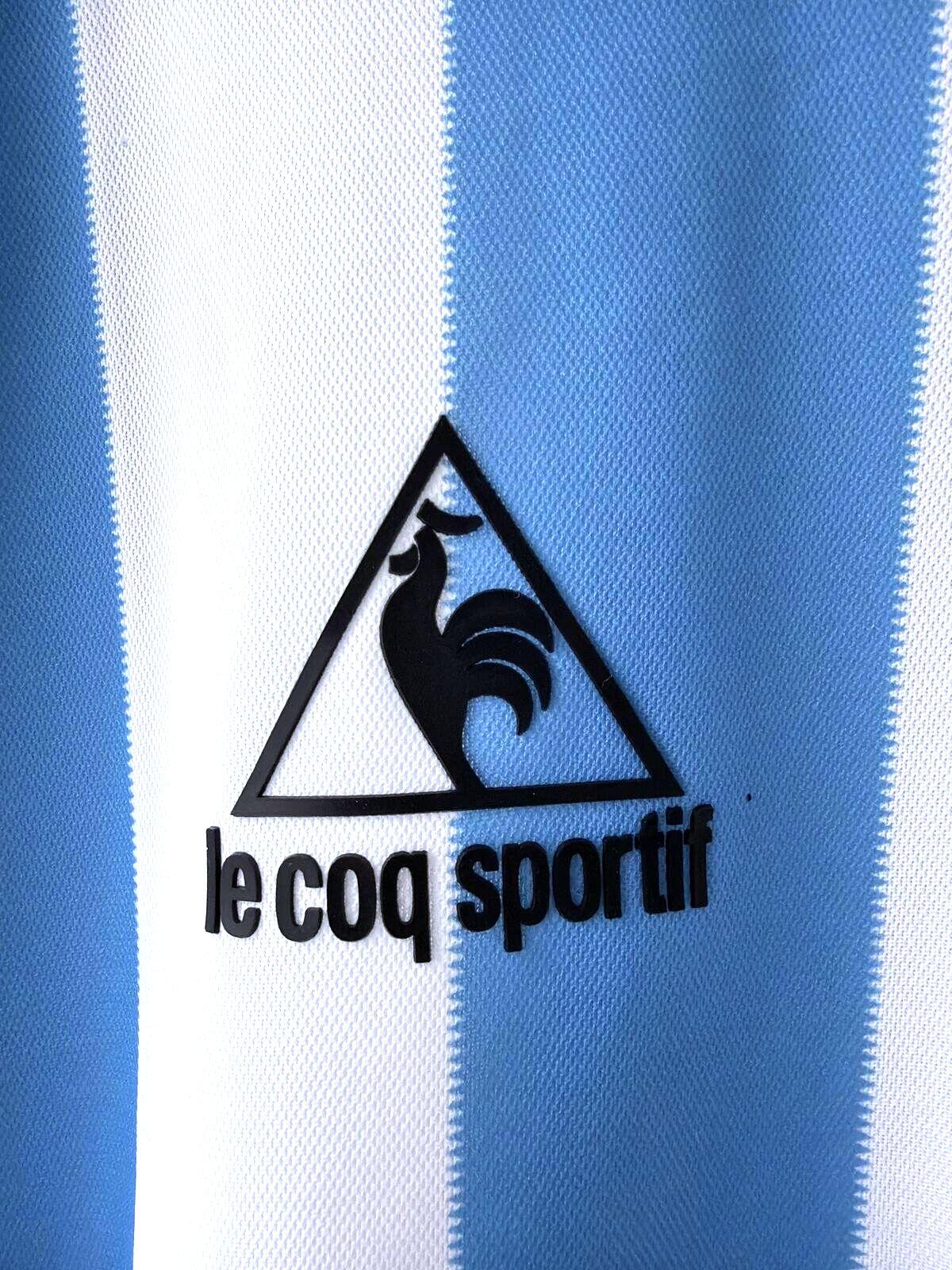 Mens Argentina 1986 Home Football Shirt Jersey Le Coq Sportif - XLarge - 3520