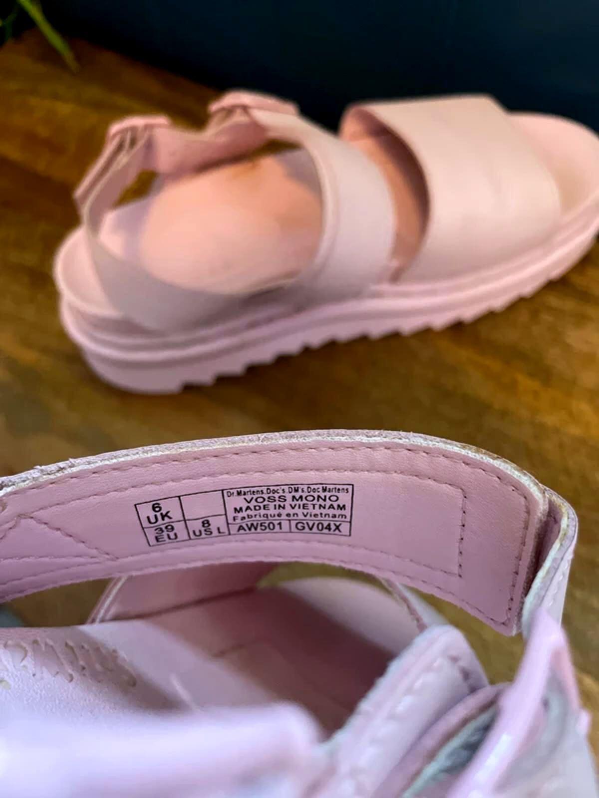Women’s Dr Martens Voss Chunky Sole Sandals In Pink - UK6 - 3094