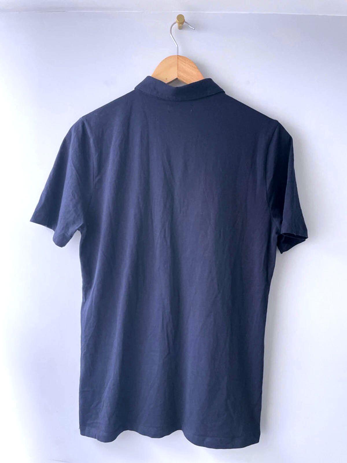 Men’s Reiss Premium Soft Touch Polo Top In Navy - Small - 1728