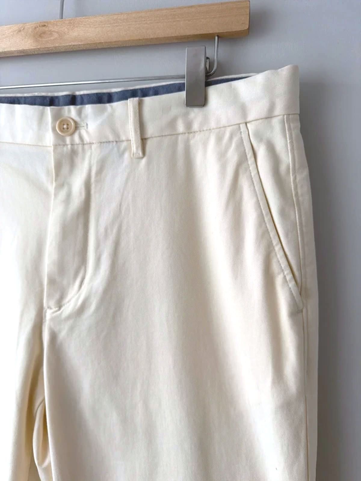 Men’s Tommy Hilfiger Denton Stretch Fit Chino Trousers In Cream - W31/L32 - 3250