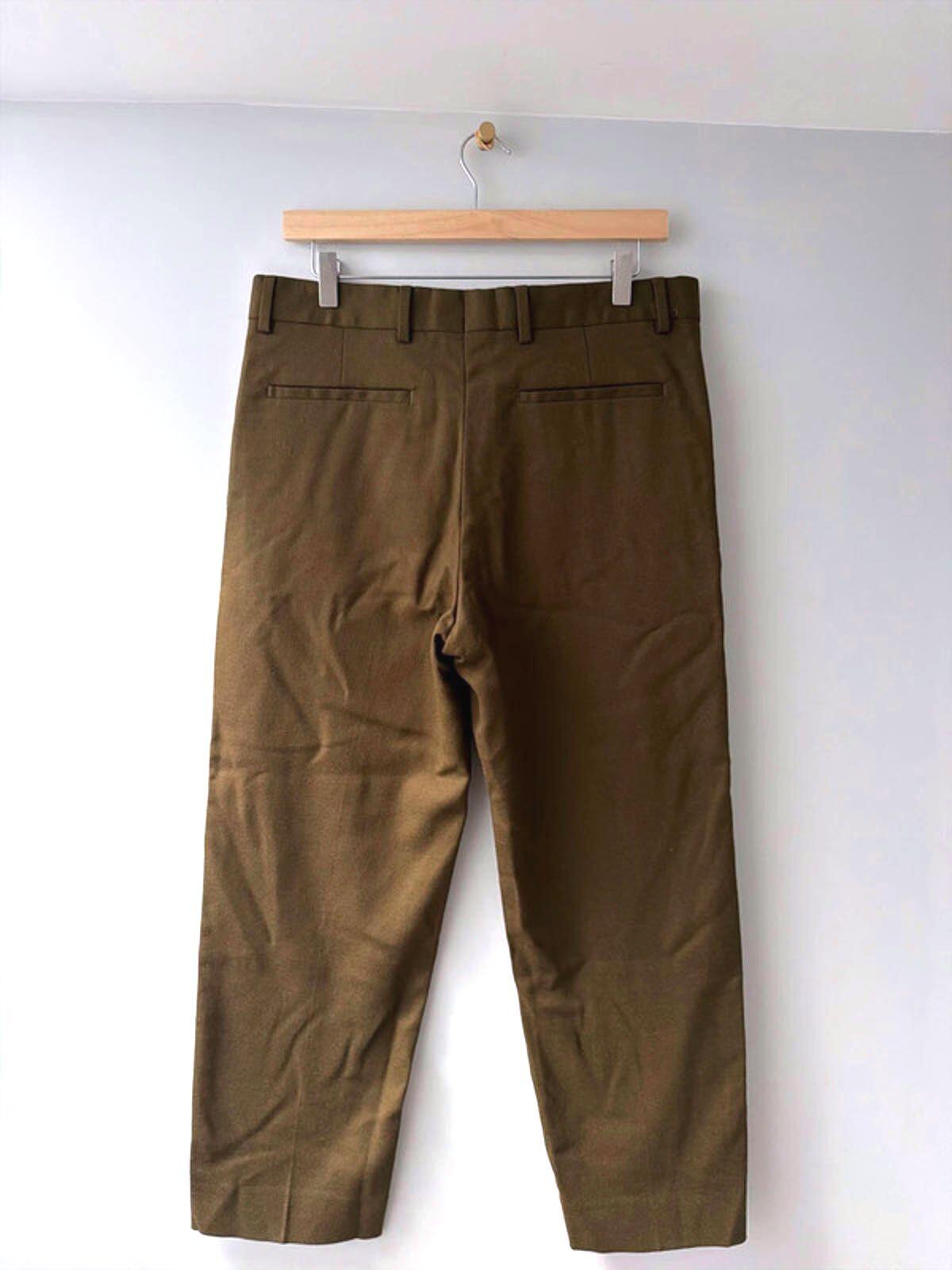 Women’s Cos Premium Wool Cropped Leg Trousers In Brown - W32/L27 - 2677