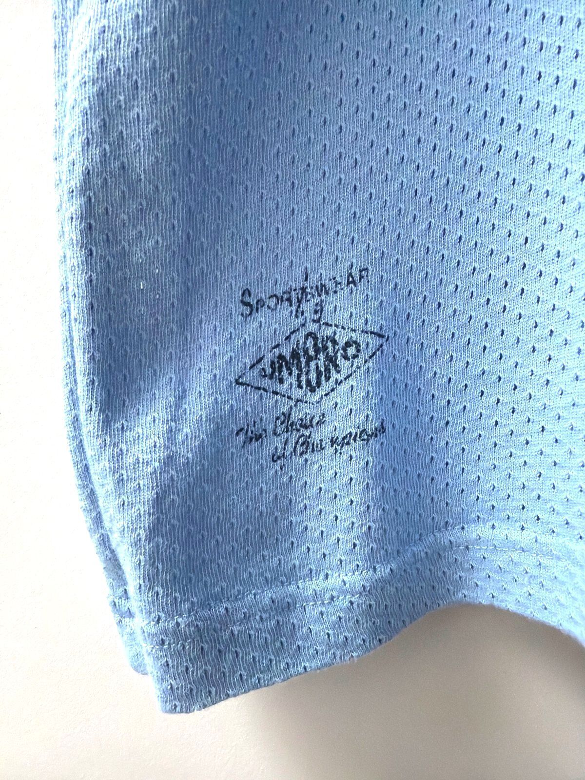 Men’s Umbro Vintage England Bobby Moore #6 Football Shirt In Blue - Medium -3663