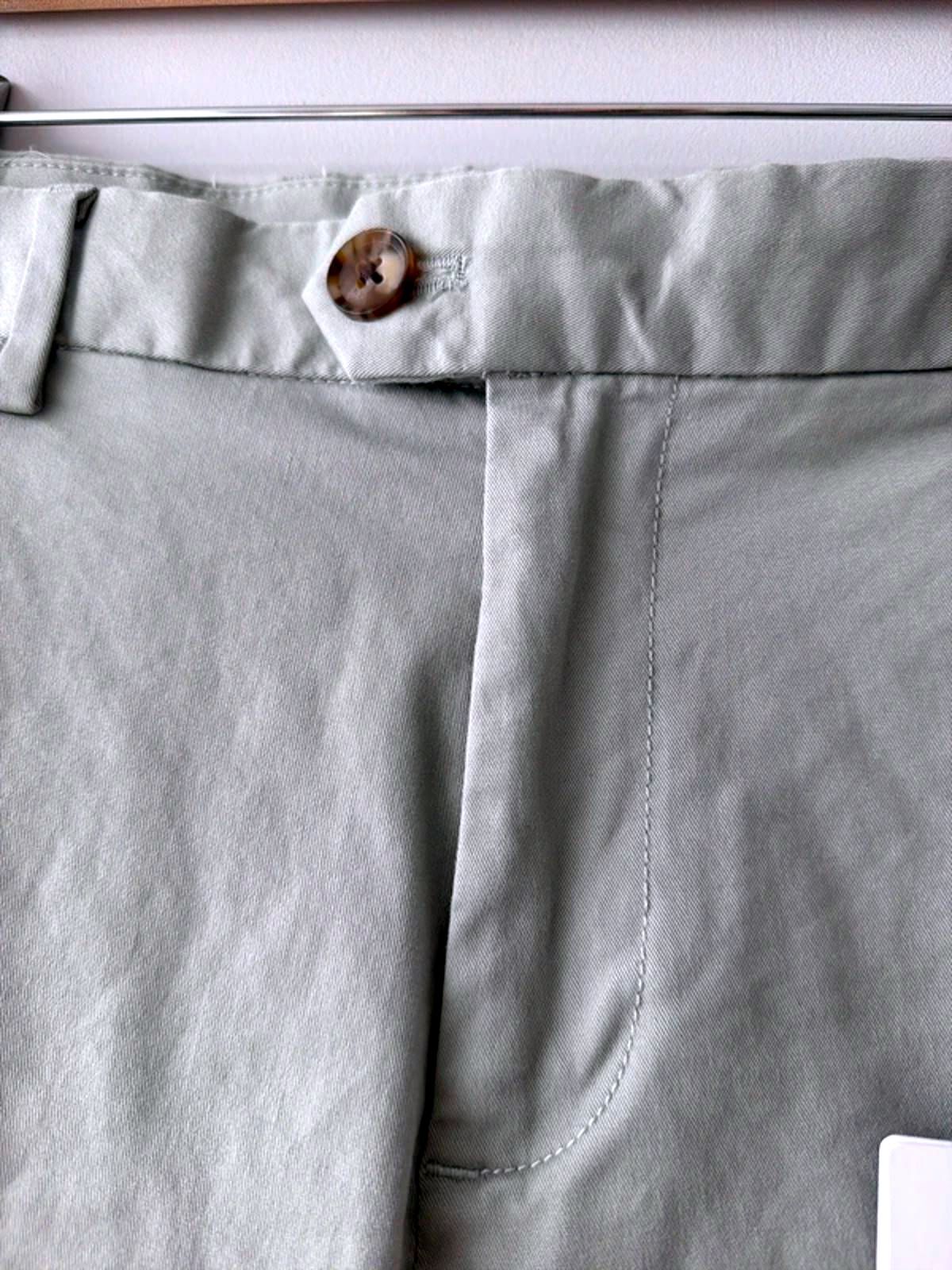 Women’s Reiss Premium Stretch Fit Classic Chino Shorts In Grey - W30 - 3255