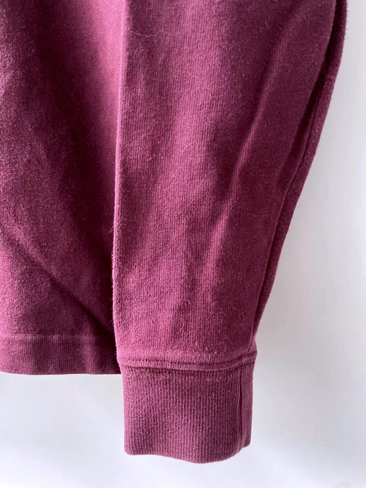 Men’s Fred Perry Classic Rugby Polo Top In Burgundy - Small - 2998