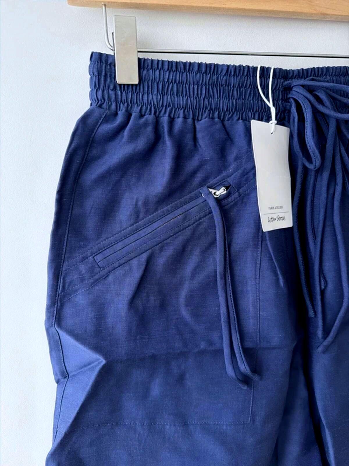 Women’s & Other Stories High Waisted Linen Shorts In Navy - XSmall - 3364