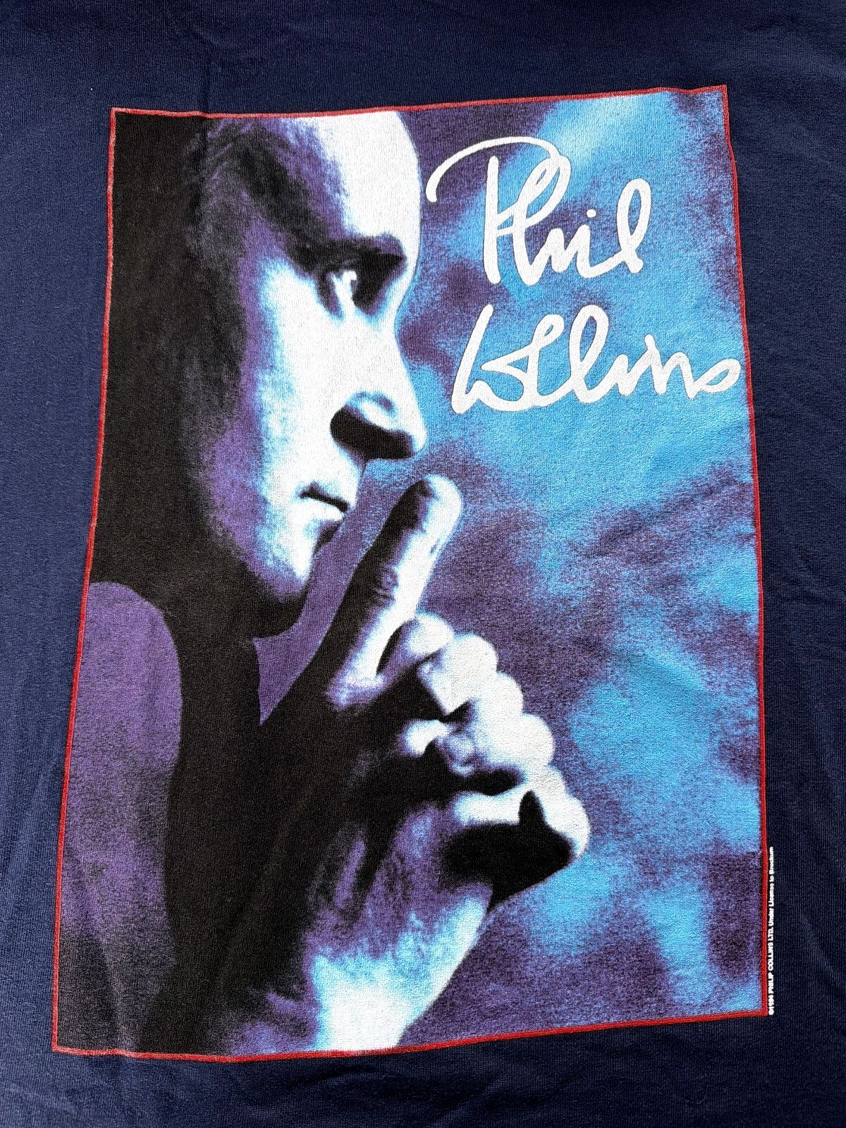 Unisex Phil Collins Vintage Both Sides Tour 1994 T-Shirt In Navy - XLarge - 3710