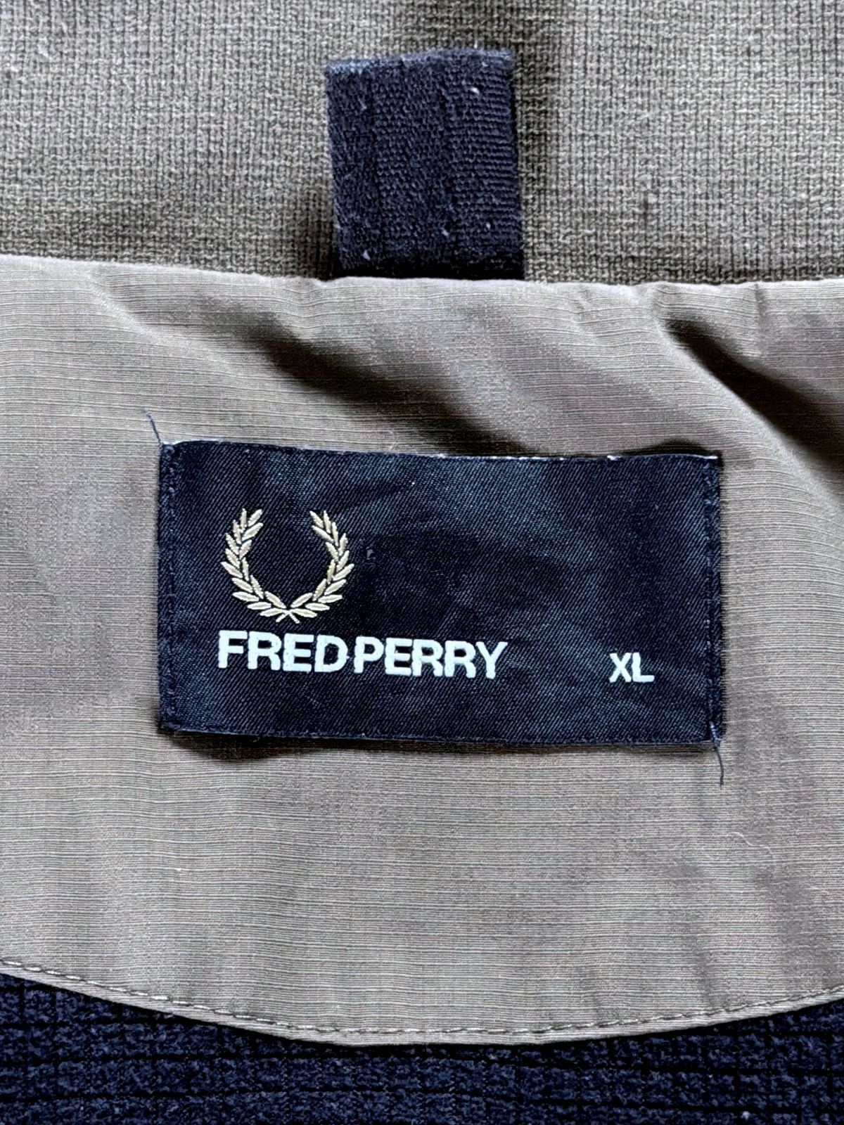 Men’s Fred Perry Lightweight Harrington Jacket Coat In Khaki - XLarge - 3656