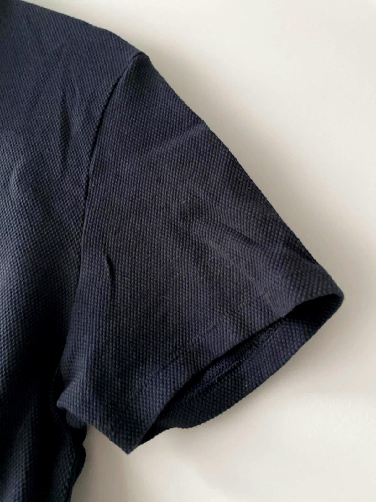 Men’s Reiss Short Sleeve Slim Fit Knitted Polo Top In Navy - XLarge - 2746