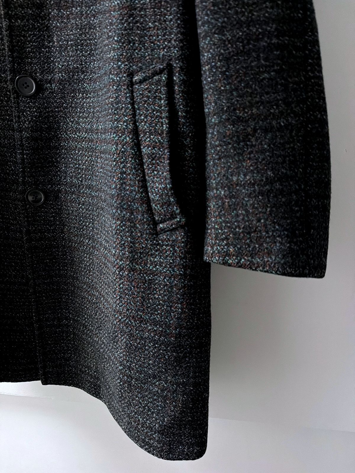 Men’s Dunn & Co KYNOCH KEITH SCOTLAND Wool Overcoat In Grey - Large - 3835