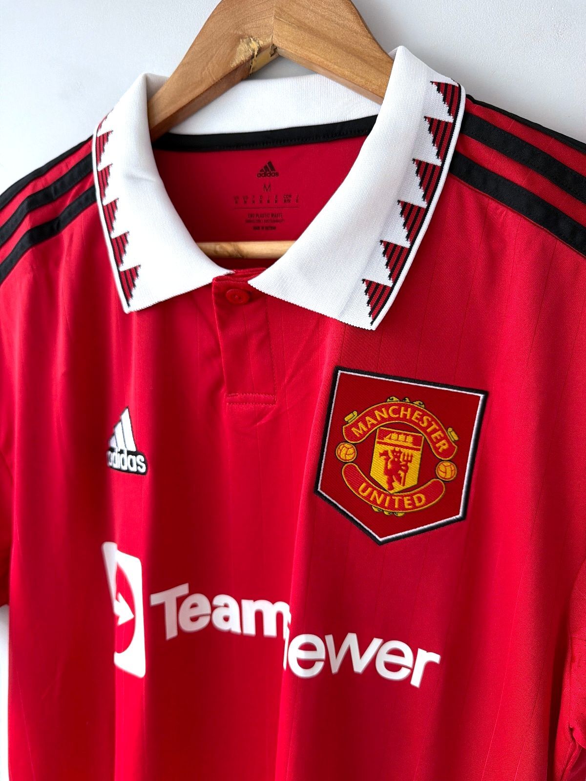 Men’s Manchester United 2022/23 Home Football Shirt Jersey - Medium - 3777