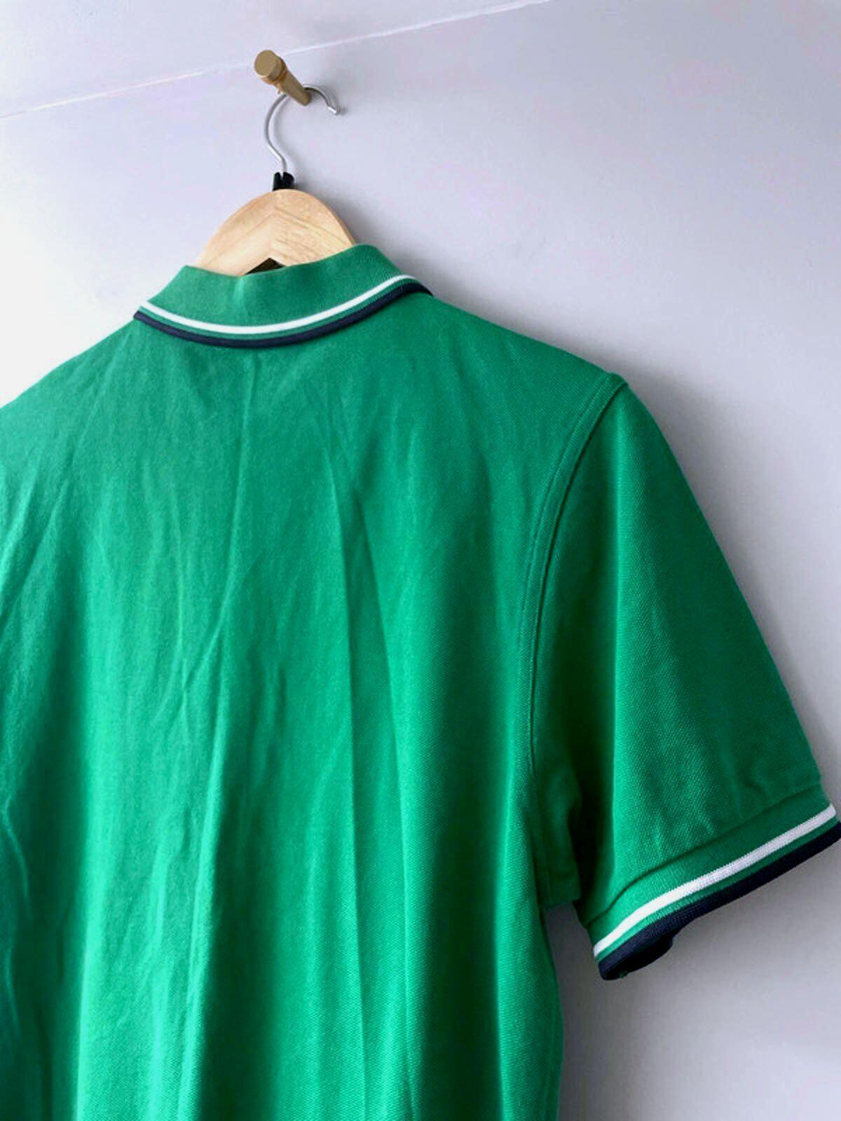 Men’s Fred Perry Short Sleeve Classic Polo Top In Green - Small - 1905