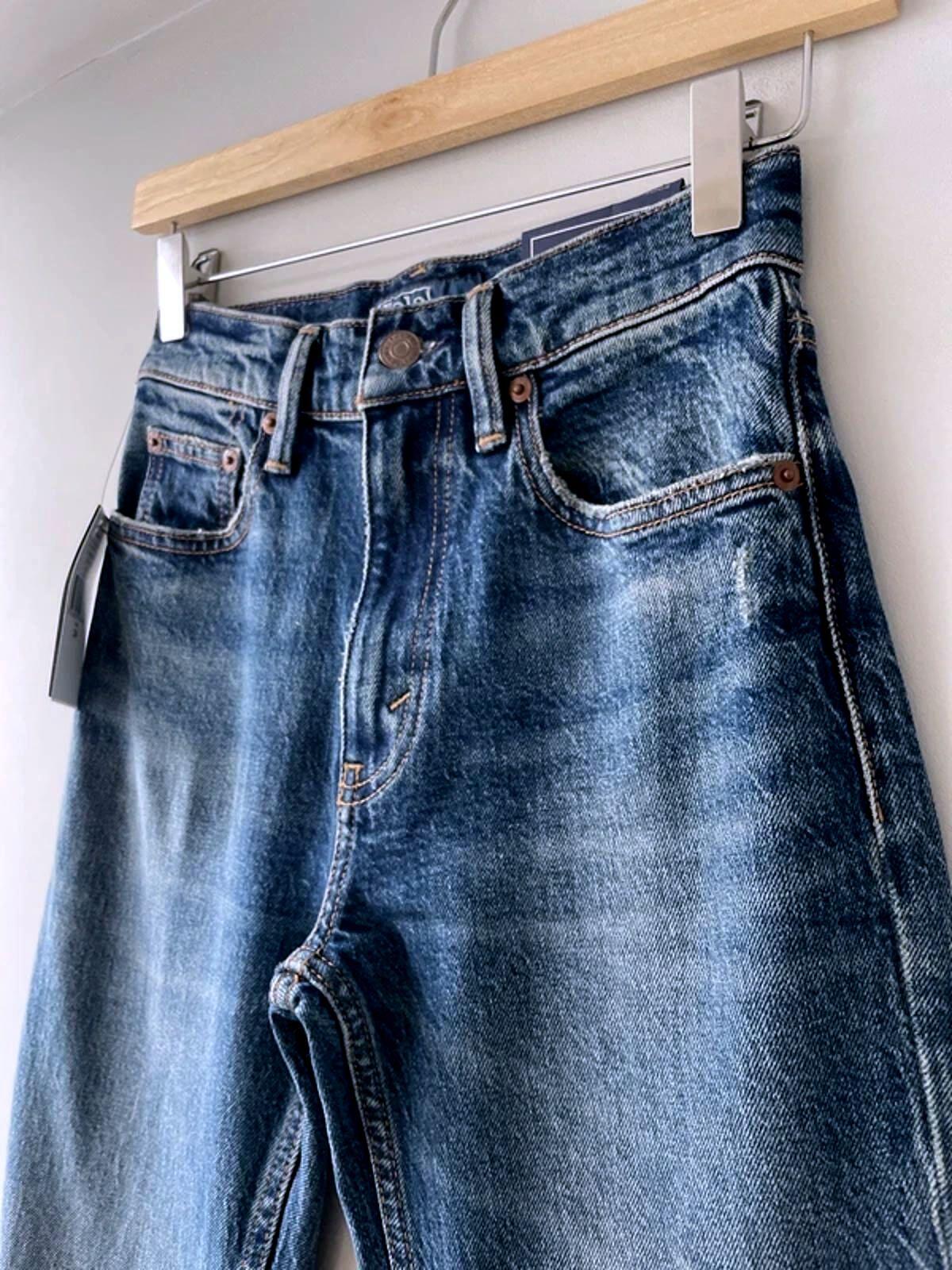 Women’s Ralph Lauren Classic Fit Jeans In Navy Blue - W24/L33 - 3074