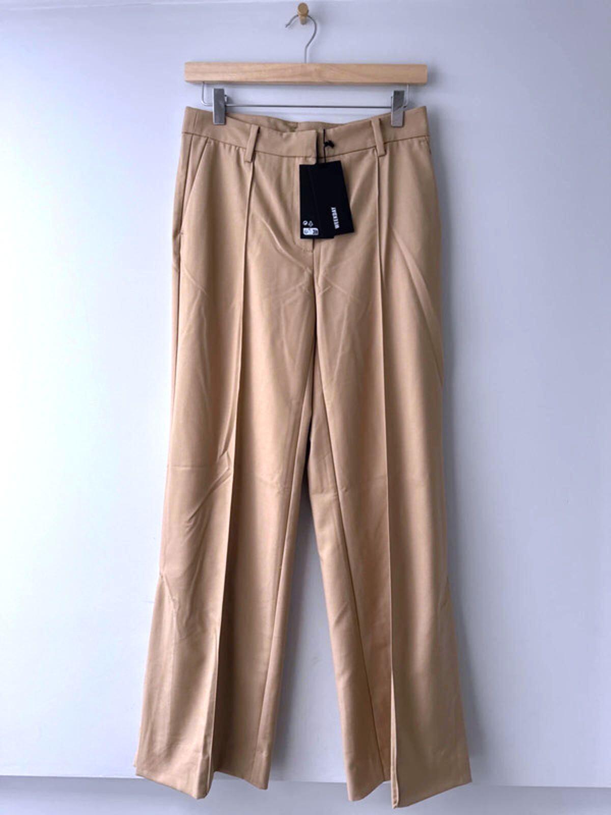 Women’s Weekday Kylie Wide Leg Trousers In Beige - W28/L32 - 1694