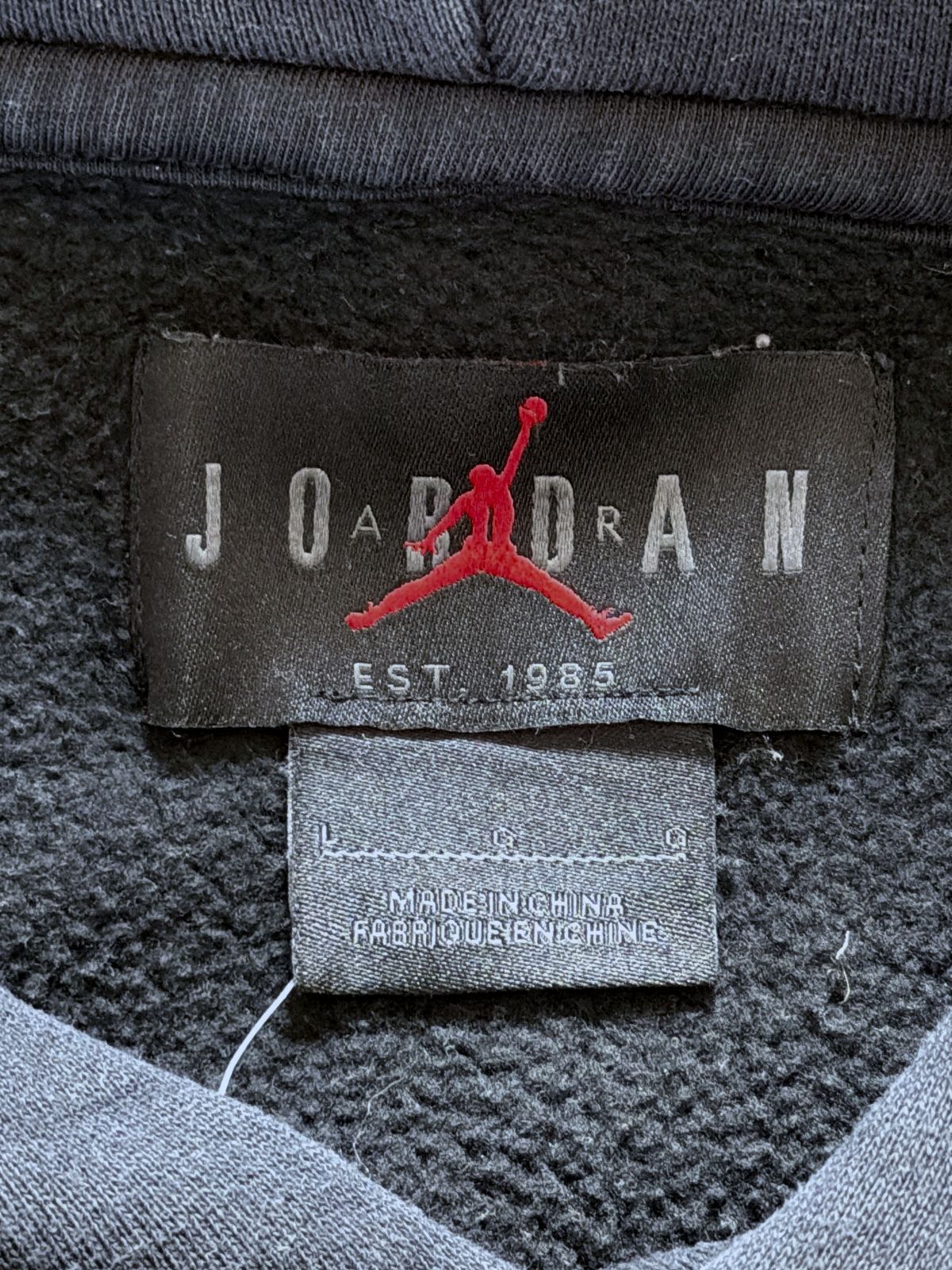 Men’s Jordan 23 Jumpman Logo Hoodie With Floral Design In Black  - Large - 3726