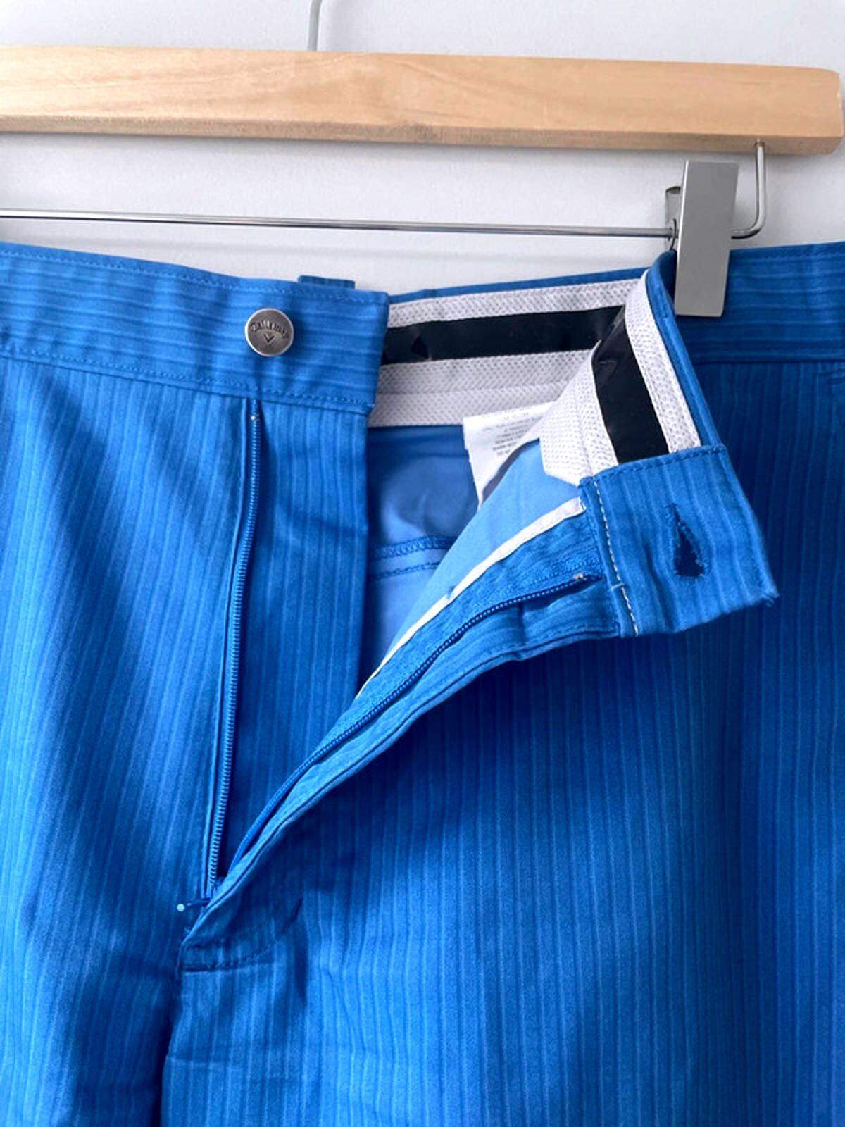 Men’s Callaway Premium Stretch Fit Golf Shorts In Blue - W36 - 1915