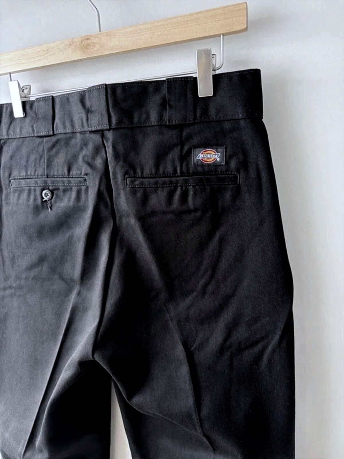 Women’s Dickies Elizaville Straight Leg Chino Trouser In Black - W28/L29 - 3376