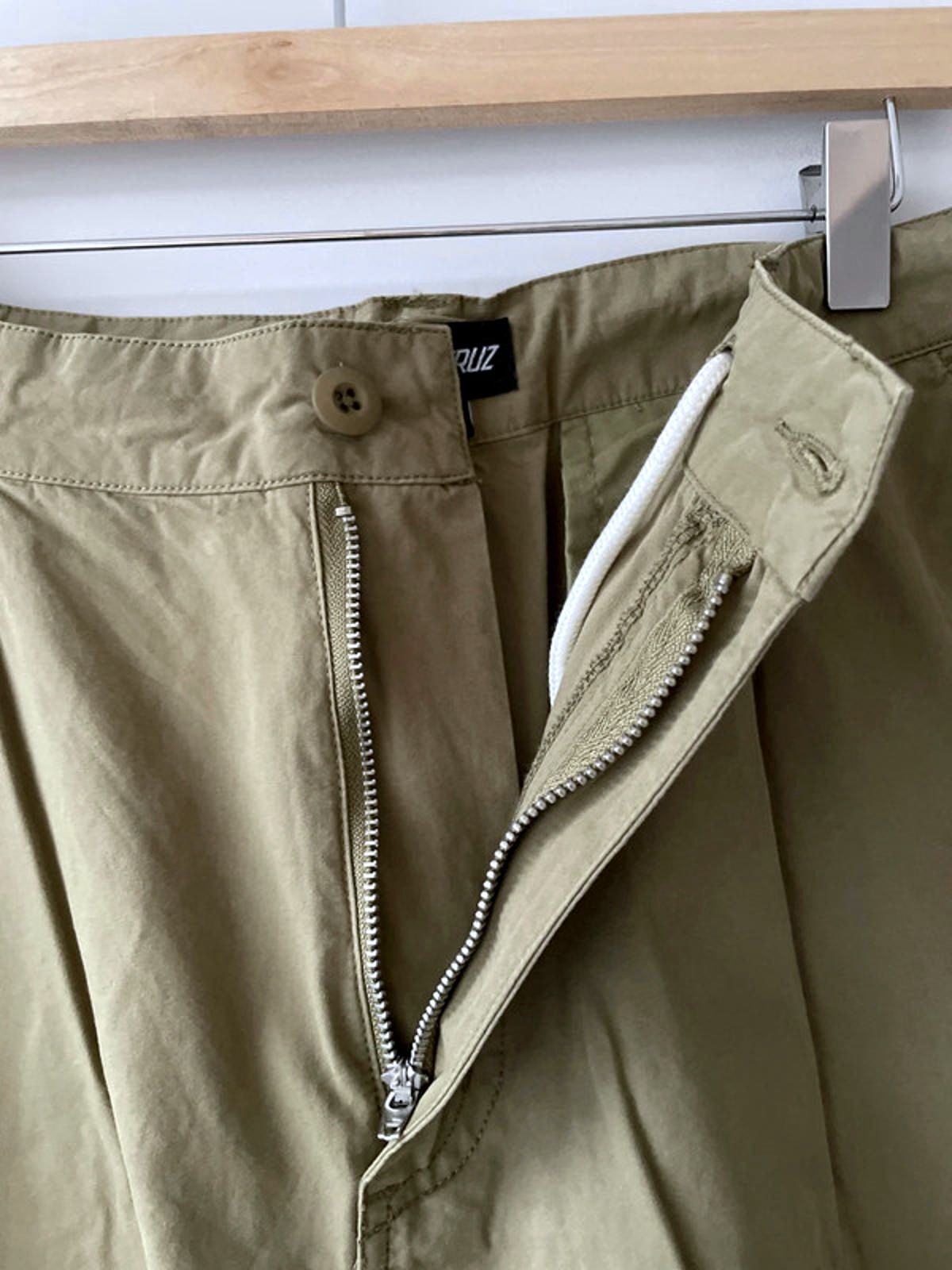 Men’s Santa Cruz Wide Leg Baggy Fit Flight Pants in Khaki - W32/L29 - 2763