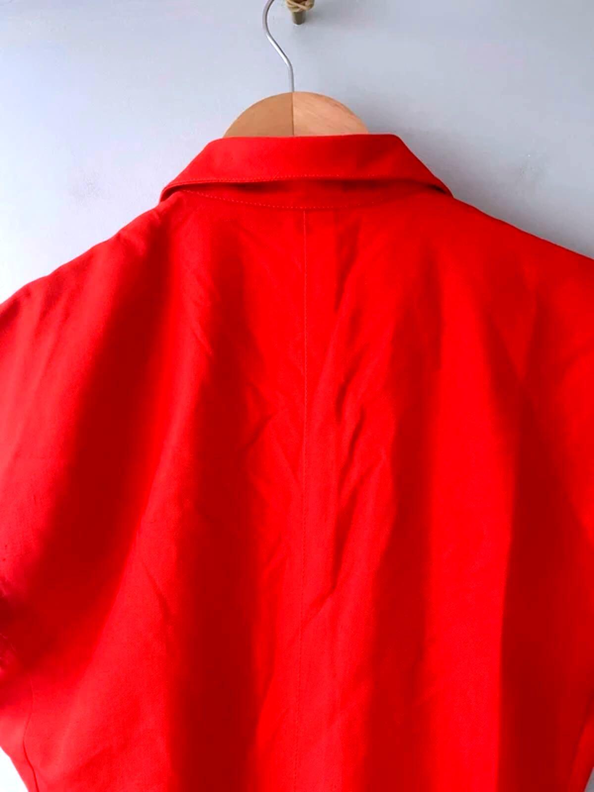 Women’s Emanuel Ungaro Designer Rare Find Cap Sleeve Dress In Red - UK8 - 3039