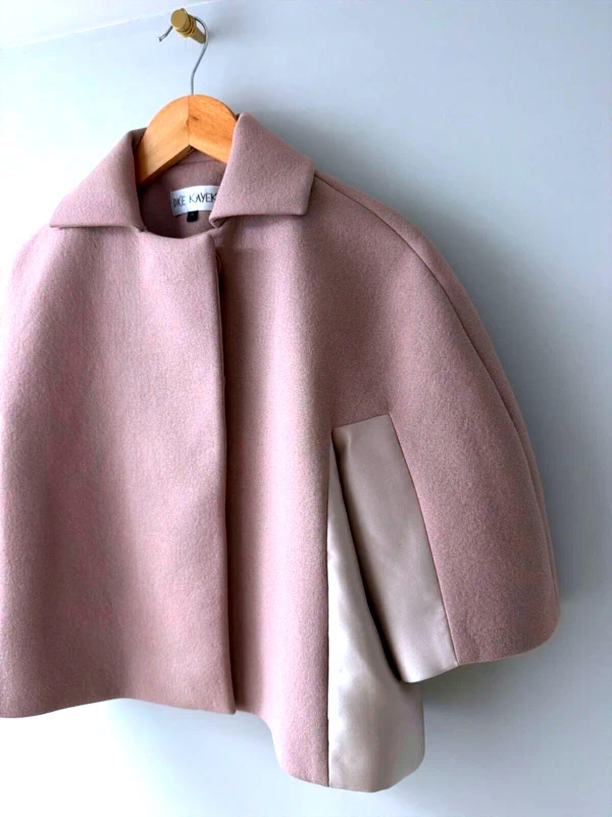 Women’s Dice Kayek Cropped Short Sleeve Jacket Top In Pink - UK8 - 3549
