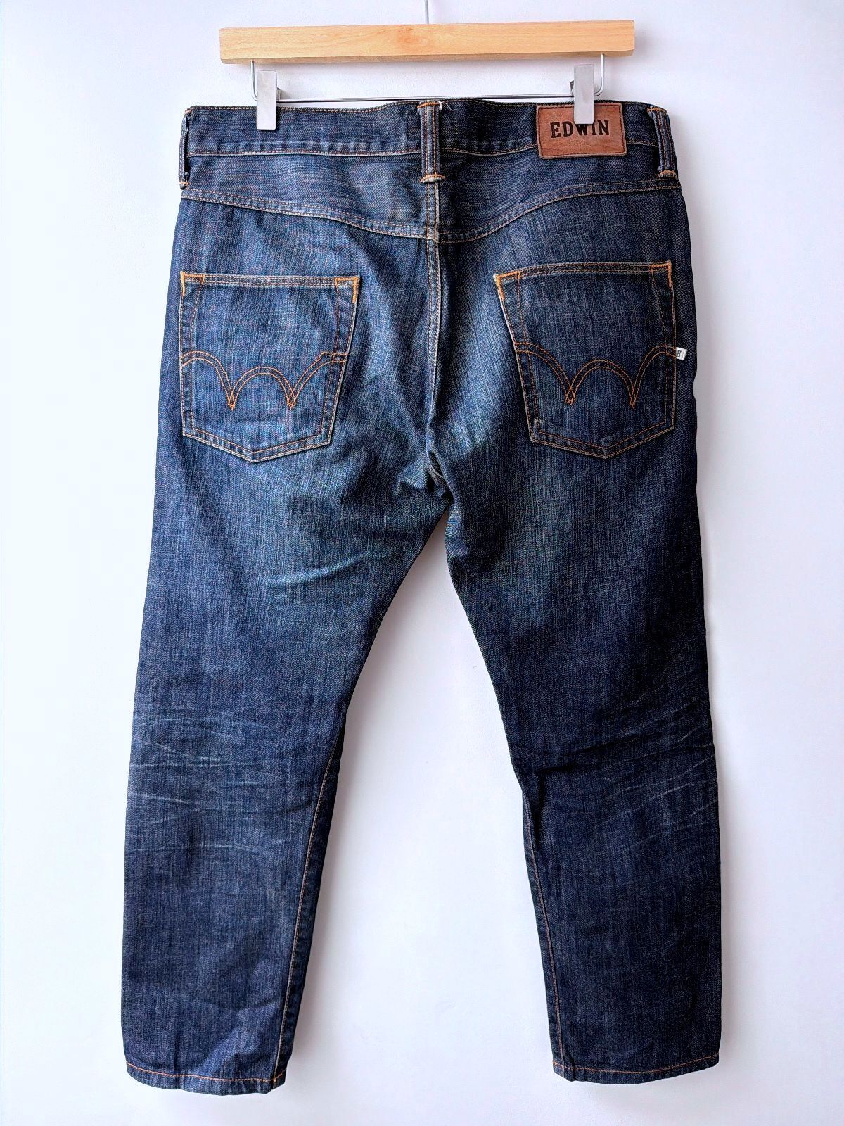 Men’s Edwin ED-55 Relaxed Fit Denim Jeans In Navy - W34/L28 - 3578