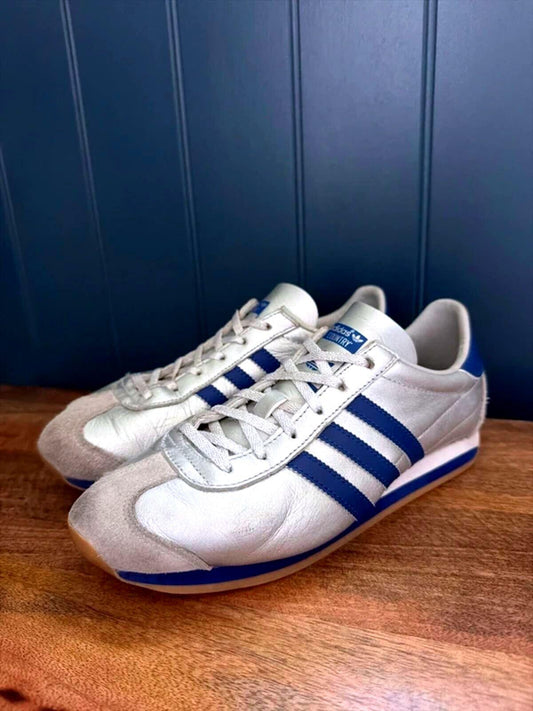 Women’s Adidas Country OG Premium Leather Trainers In Silver - uk5.5 - 3447